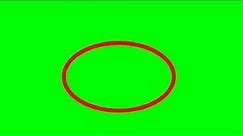 animated green screen circle effect