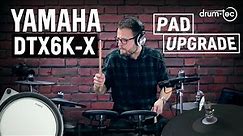 Yamaha DTX6K-X electronic drum kit pad upgrade by drum-tec