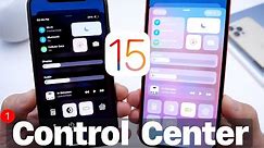 iOS 15 Control Center | Could this be it ?