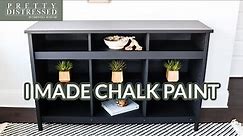 How To Make Chalk Paint - Simple & Easy