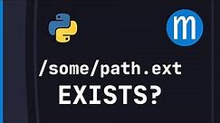 How to check whether a file exists in Python