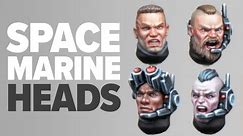 How to Paint Space Marine Heads