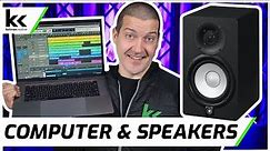 How To Connect Computer To Studio Monitors / Speakers