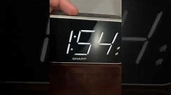 Sharp Digital Alarm Clock Review Simple And Effective