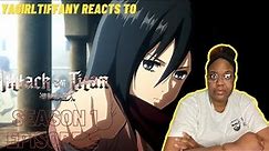 Attack On Titan S1 Ep 2 Reaction “To You, in 2000 Years: The Fall of Shiganshina, Part 2”