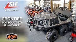 Review of Argo Frontier 700 Scout 6x6 XTV 23HP Vanguard EFI | #argo