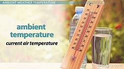 Ambient Temperature | Definition & Importance