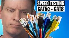 I SPEED TESTED EVERY ETHERNET CABLE TYPE, THIS IS WHAT I LEARNED!