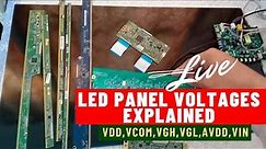 LED TV PANEL VOLTAGES EXPLAINED || ALL TV PANEL VOLTAGES