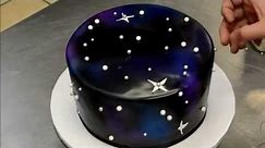 How to make a Galaxy Theme Birthday Cake - Simple & Easy Technique