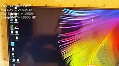 LG 4K UHD TV upscaling - HDMI Deep Colour 2160p oddity - BluRay PC