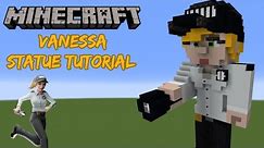 Minecraft Tutorial RE-DO: Officer Vanessa Statue (Five Nights at Freddy's: Security Breach