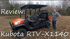 REVIEW of the Kubota RTV-X1140 Side by Side ATV