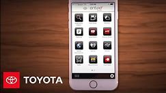 Toyota Entune 3.0: Setting up Entune App Suite