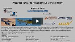 Progress Towards Autonomous Vertical Flight