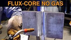 Welding Flux-core with NO GAS | 3G Plate Test