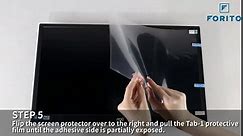 F FORITO 32 Inch Anti Blue Light TV Screen Protector, Anti Glare Blue Light Blocking Screen Filter Compatible With 32”TV with 16:9 Aspect Ratio