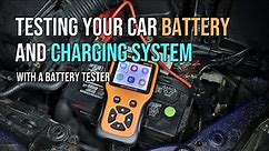 Testing Your Car Battery and Charging System/Alternator with Battery Tester MP0515A
