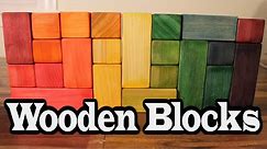 DIY Wooden Blocks ~ Easy Wood Toy