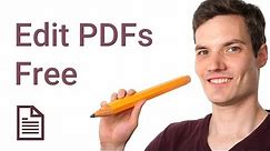 How to Edit PDF Free