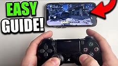 How To Connect PS4 Controller To Phone!
