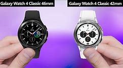 Galaxy Watch 4 Classic 46mm Vs Watch 4 Classic 42mm : Choosing the Right Fit for Your Wrist!