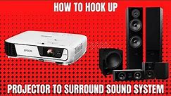 How To Hook Up a Projector to a Surround Sound System (3mins)