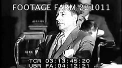 Kefauver Commission - Questioning Frank Costello 221011-05 | Footage Farm
