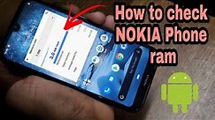 How to Check Ram on Nokia Phones .. On all Nokia models