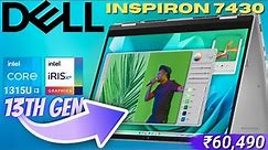 Dell Inspiron 7430 2 In 1 Touch Screen Laptop Review | 13th Gen i3 + Backlit KB + Fingerprint Reader