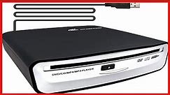 LEROAADZ Portable CD Player for Car USB, Universal External Car CD Player USB CD Player