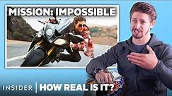 Motorcycle Champion Rates 10 Motorbike Stunts In Movies And TV | How Real Is It? | Insider
