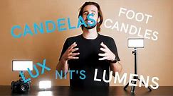 Lux vs Lumens... How to Measure the Brightness of an LED Light for Content Creators
