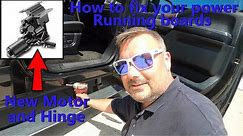How to fix power running boards yourself.