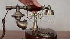 Old Telephone Stock Video