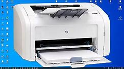 How to install Hp LaserJet 1018 Printer on windows 10 by usb
