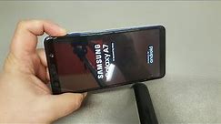 Hard reset Samsung A7 2018 /SM-A750FN/ . Remove pattern/pin/password lock.
