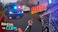 BIKERS VS COPS - Motorcycle Police Chase | Best Compilation 2024