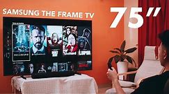 Samsung The Frame 75" QLED TV: Woah! This MASSIVE Frame Is Stunning!