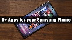 Top 5 Must-Have Apps for All Samsung Galaxy Smartphones (S21, Note 20, S20, A71, A51, etc) - FREE