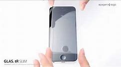 Installation video of SPIGEN SGP Premium Tempered Glass Screen Protector GLAS tR for iPhone 5s/5/5c