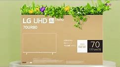 LG UHD 70 INCH 4k LED DEMO REVIEW.MODEL ( 70UR8040) #lg #lgledtv #tclindia #samsung