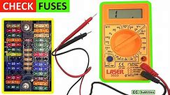 How to check car fuses without pulling them out - Testing fuses with a Multimeter