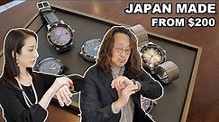 “From under $200” | Visit a Japanese watch brand Boutique