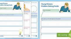 Young Person Problem Solving Worksheet