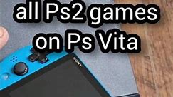 Play ALL PS2 games on PS Vita #psvita #ps2 #shorts