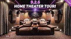 AMAZING 9.2.6 Home Theater Tour // KRIX MX-30 // DUAL 18" Subwoofers // Anthem AVM70 // JVC NP5