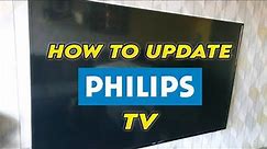 Philips TV: How to Update