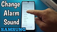 How to Change Alarm Sound on Samsung Galaxy A02