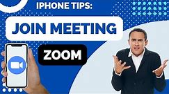 How to Join a Meeting on Zoom for iPhone